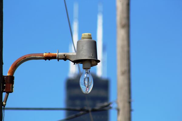 sears tower in a light bulb thumbnail