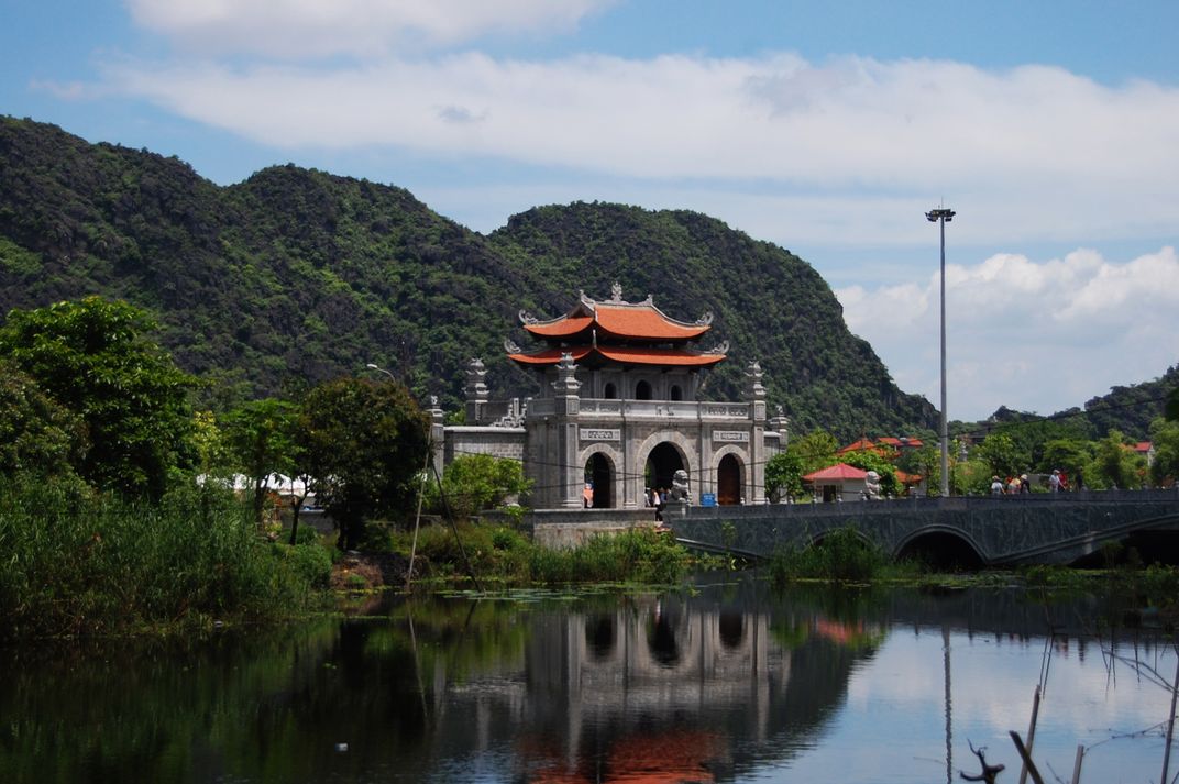 A temple in the ancient capital of Hoa Lu in Ninh Binh