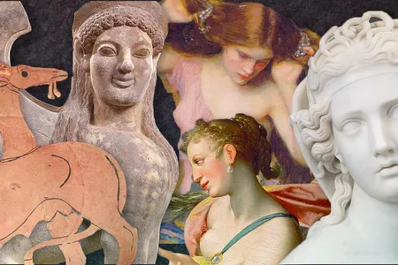 Explore the true history and myths behind six “terrible” women, from the all-knowing Sphinx to the fire-breathing Chimera and the lesser-known shapeshifter Lamia.