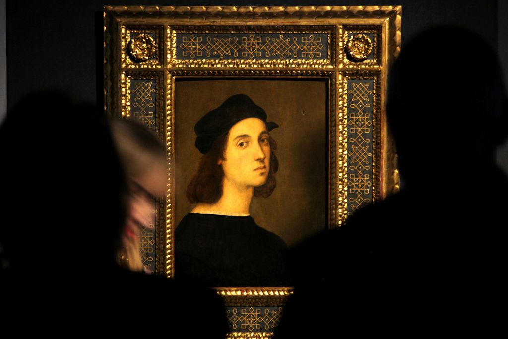 Raphael portrait on view in Rome