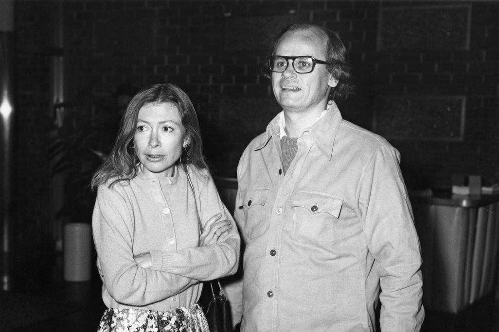 Joan Didion and her husband John Gregory Dunne