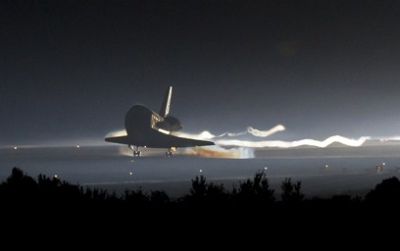The final landing of NASA's space shuttle program, at the Kennedy Space Center