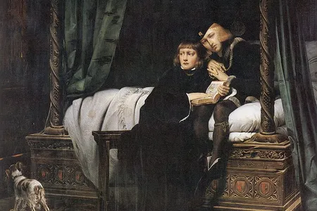 Paul Delaroche's 1831 depiction of the princes in the Tower, Edward V and Richard, Duke of York
