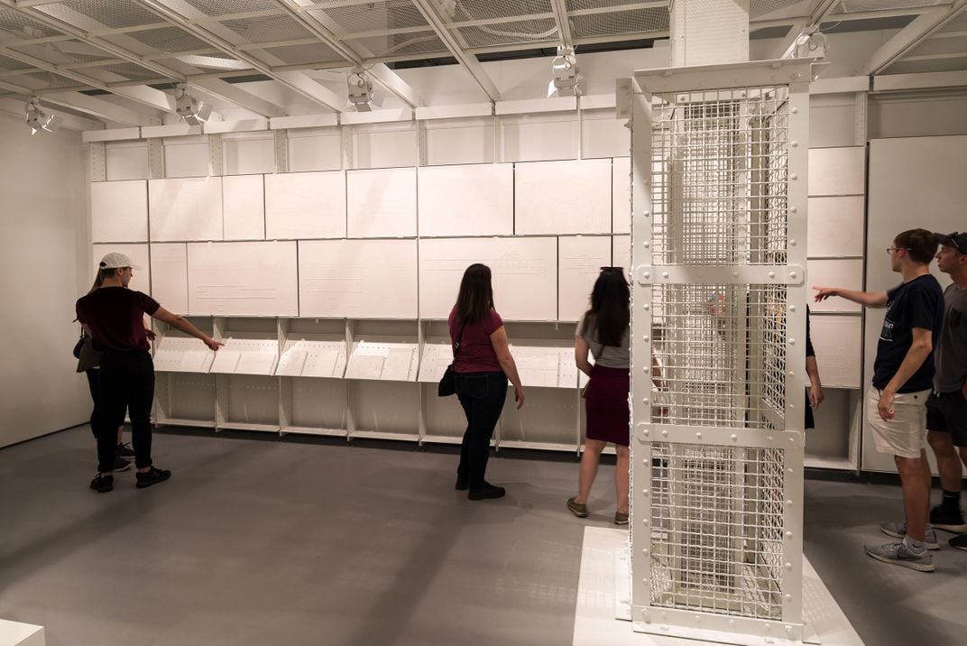 Visitors in The Evidence Room