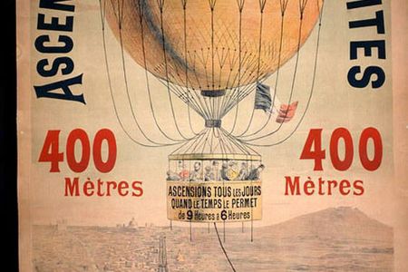 Balloons drew big crowds in turn-of-the-century Paris.