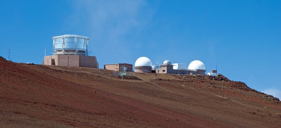  Viewing center and observatory at Haleakala  