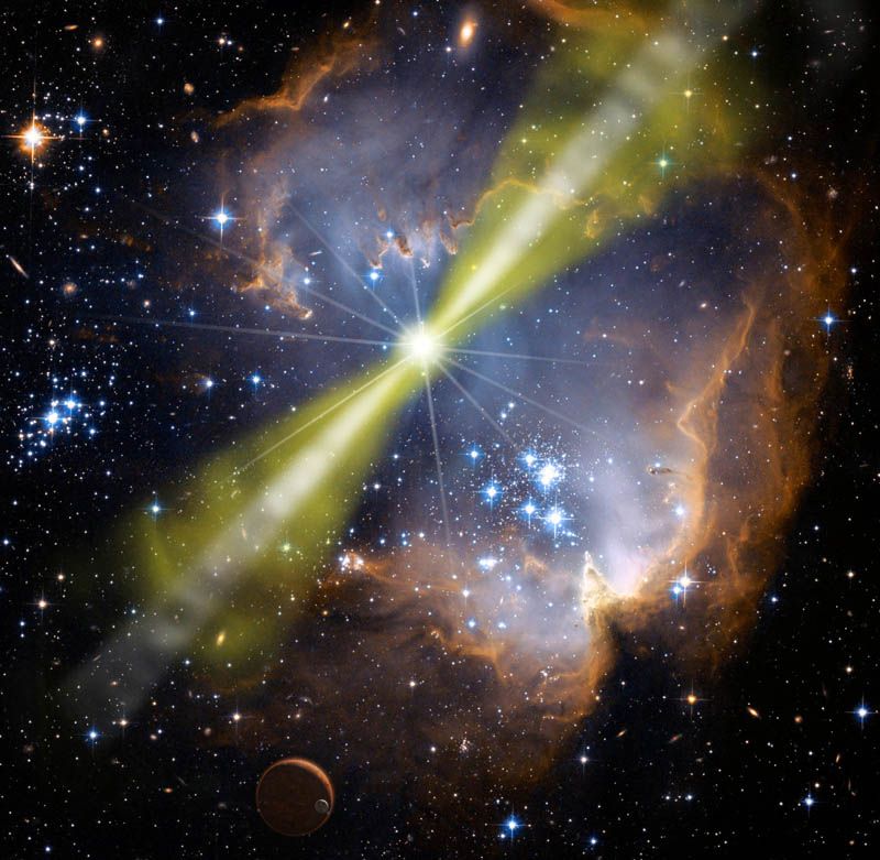 Astronomers Detect Record-Breaking Gamma Ray Bursts From Colossal Explosion in Space | Science| Smithsonian Magazine