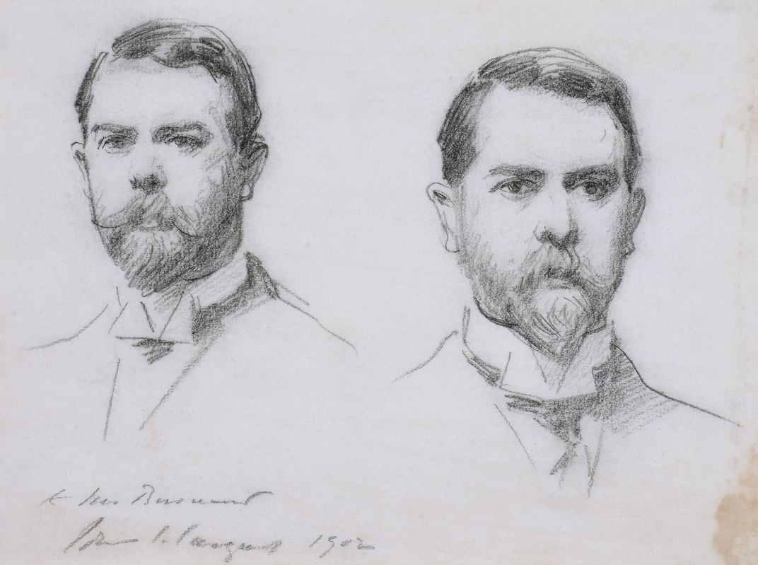 Double Self Portrait, John Singer Sargent, 1902