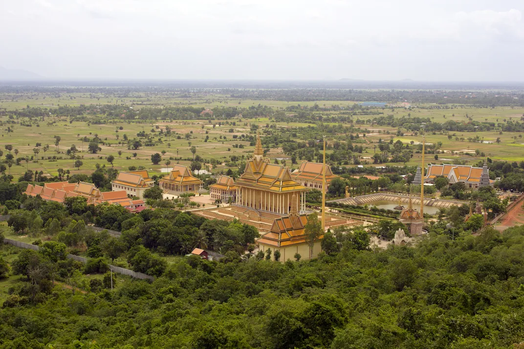 The ancient Cambodian capital of Oudong