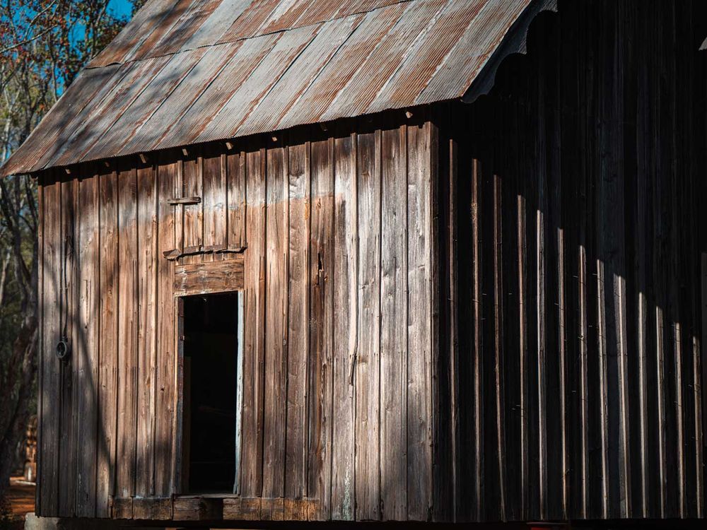 Historic dwelling at the park