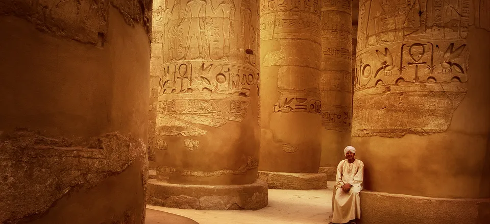  Guardian of Karnak Temple in Luxor. 