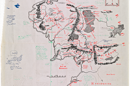 Tolkien relied on maps to write his books—and cared a lot about how his fans saw Middle-earth. 