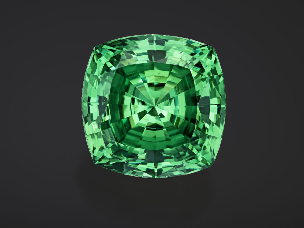 Tsavorite 116.76 carat Square-Cushion Smithsonian Dark Background.jpg