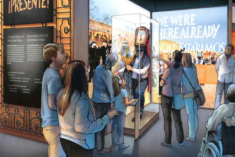 Presente exhibition, watercolor illustrations