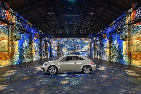 Concept art for the drive-in Vincent van Gogh exhibition in Toronto