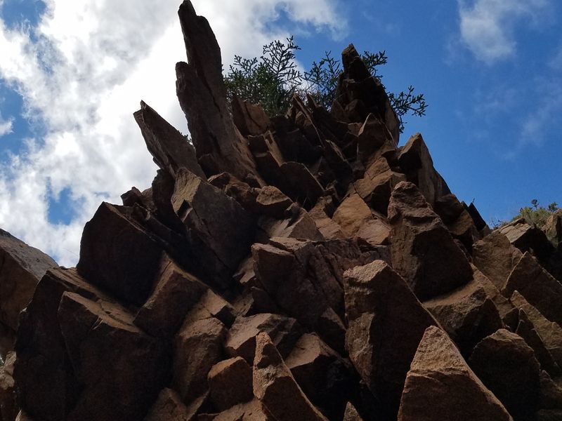 Jagged rock outcropping in Acadia National Park. | Smithsonian Photo ...