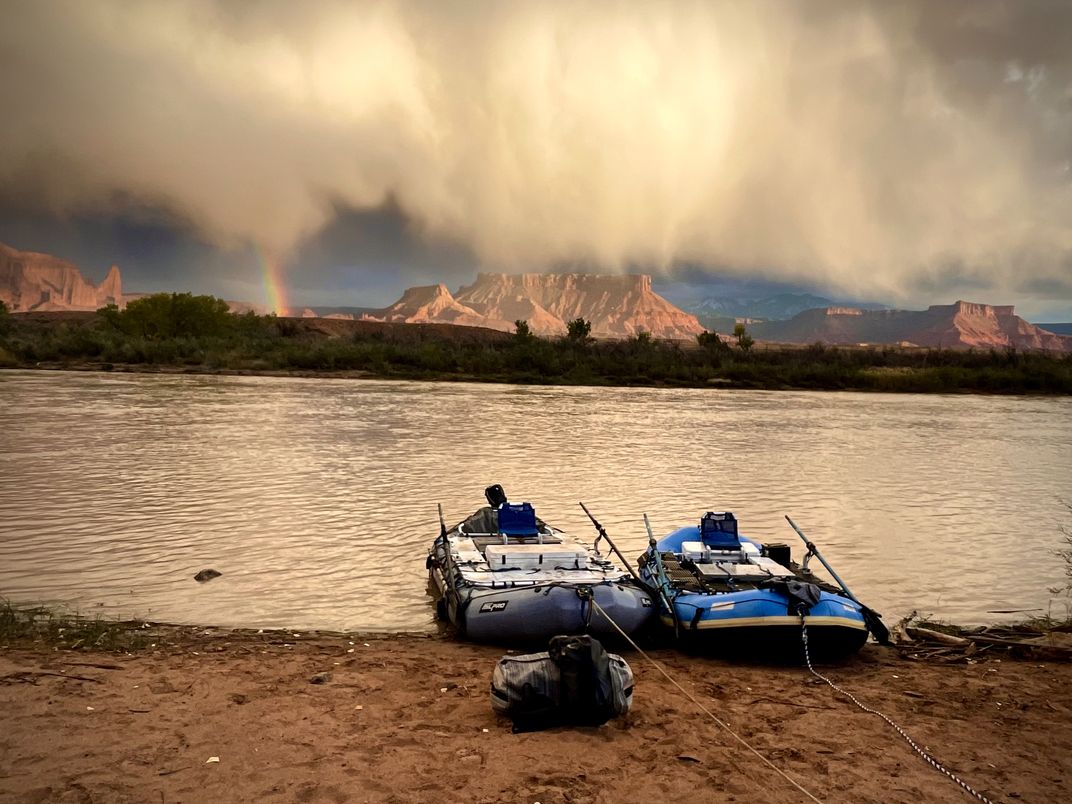 Rainbow while rafting Colorado River | Smithsonian Photo Contest ...