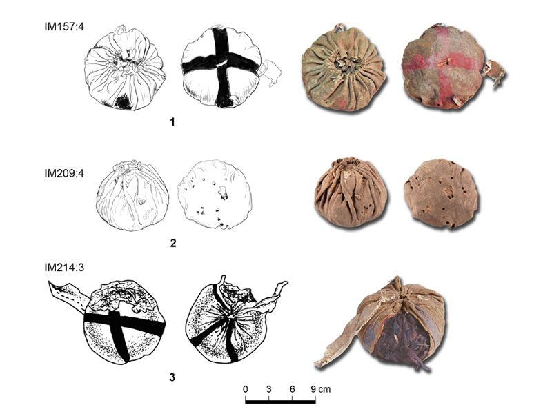 Ancient leather balls