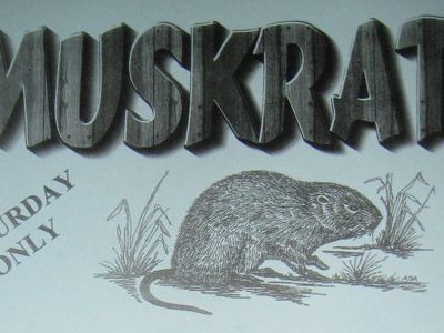 Muskrat lunch was also available in the school cafeteria.