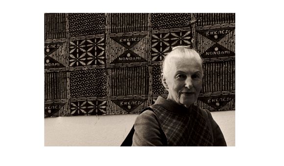 Dorr Bothwell in her studio (detail), 1967 / Bill Foote, photographer. Dorr Bothwell papers, Archives of American Art, Smithsonian Institution.