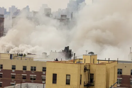 An explosion in Harlem in March was attributed to a gas leak