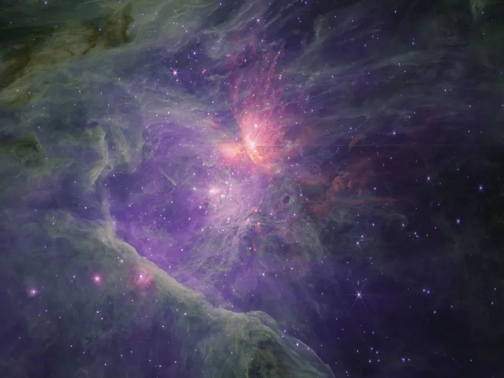 a color image of the Orion Nebula