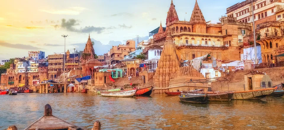  Ghats along the Ganges River, Varanasi 