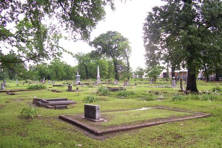 The Olivewood Cemetery in Houston, Texas, is at risk of flooding and erosion. Newly announced grants will help fund a drainage plan to prevent further damage to the graveyard.