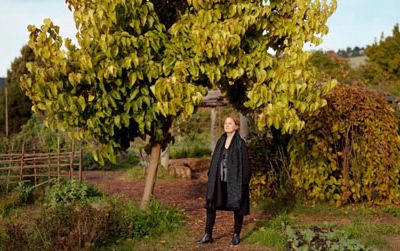 See Alice Waters and her new portrait side-by-side on Friday.
