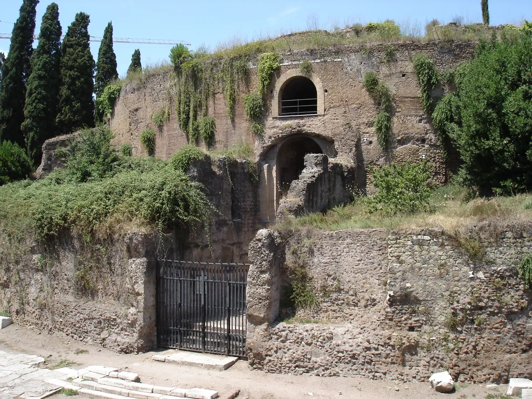 Entrance to mausoleum