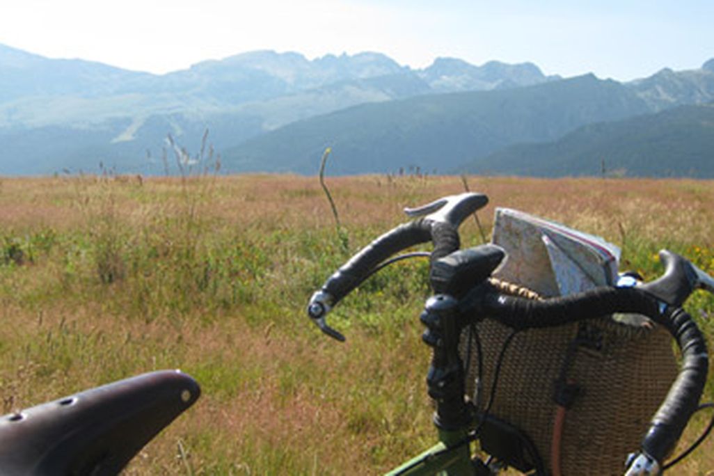 My bicycle, ready for its Bulgarian adventure