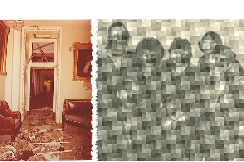 bombed Capitol and M19 prisoners photo