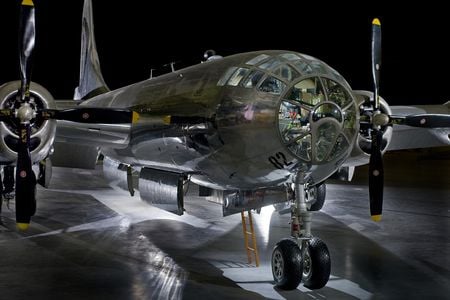 The B-29 Superfortress Enola Gay was one of a few dozen World War II-era aircraft specially modified for the express purpose of delivering atomic weapons.