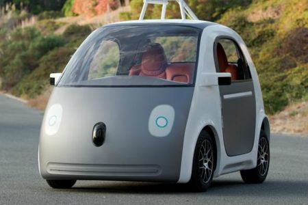 Google's driverless car prototype. Is this the cab of the future?