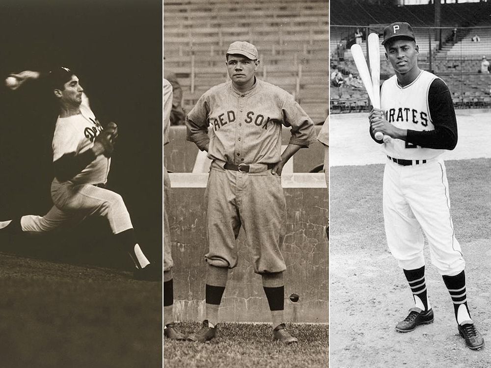 Babe Ruth In Red Sox Jersey by Vintage Baseball Posters