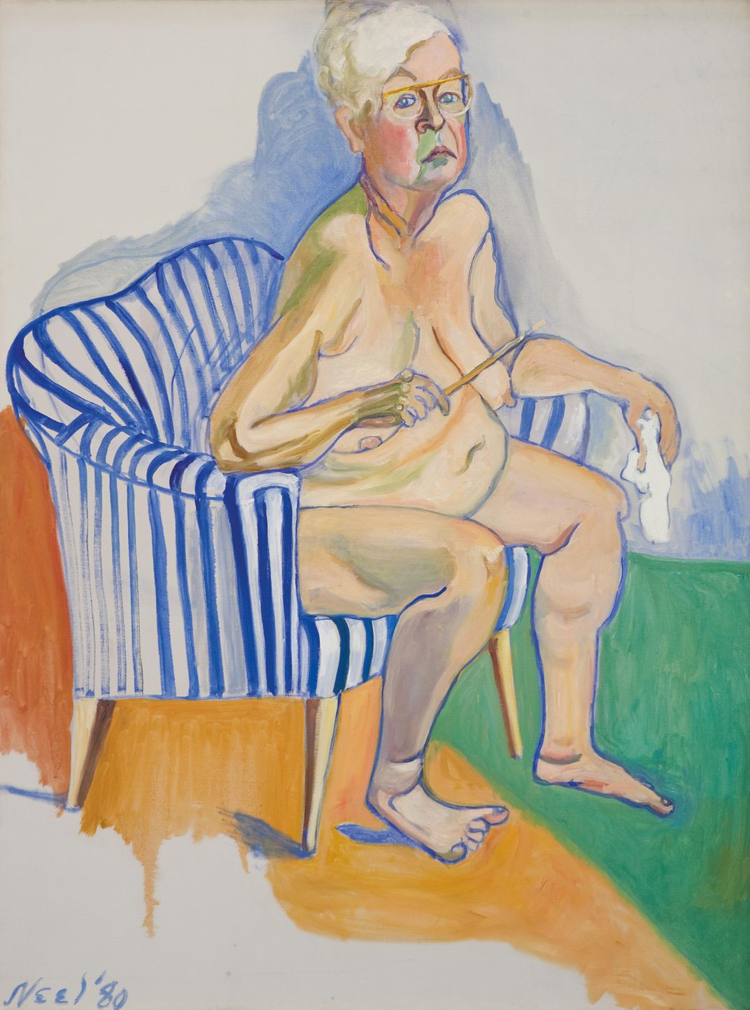 Alice Neel, <em>Self-Portrait</em>, 1980