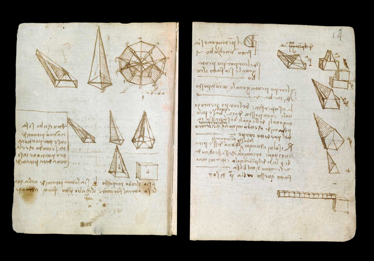 WRITINGS ＆ DRAWINGS OF LEONARDO DA VINCI See Leonardo da Vinci's Genius Yourself in These Newly Digitized