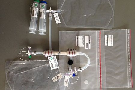 The Aquaporin filter is simple and light. 