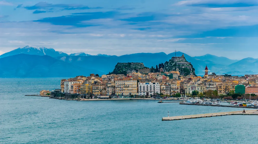 The island of Corfu