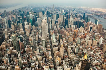 Concrete, a building block of our cities and towns, accounted for the most mass, followed by steel, gravel, brick and asphalt.

