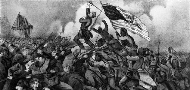 54th Mass Morris Island charge