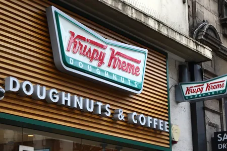 Krispy Kreme store in London.