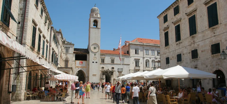  Traditional street in Dubrovnik 