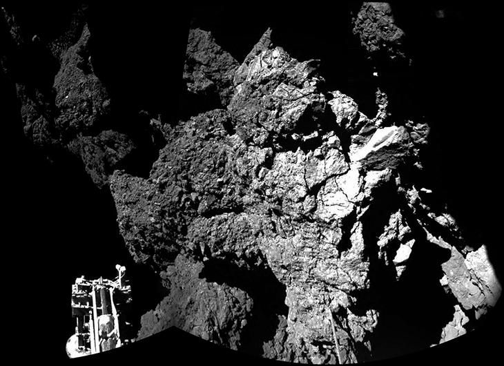 Philae lander on 67P