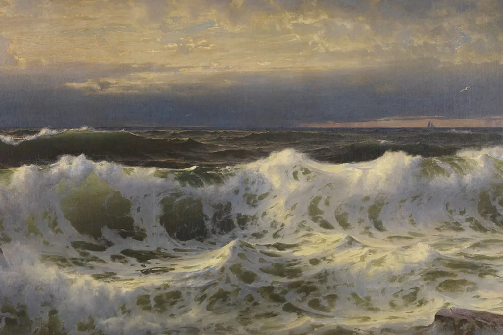 William Trost Richards, Along the Shore, 1903