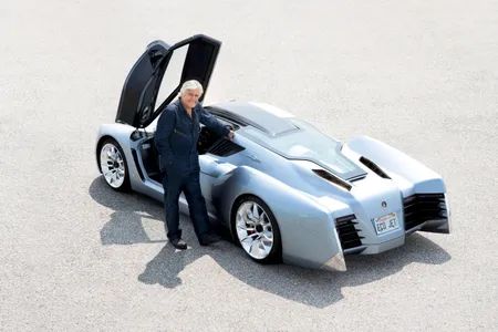 Some cars were made with airplane engines; others seem to be made for them. Jay Leno proves that with his EcoJet, which runs on a Honeywell LTS101 helicopter engine.