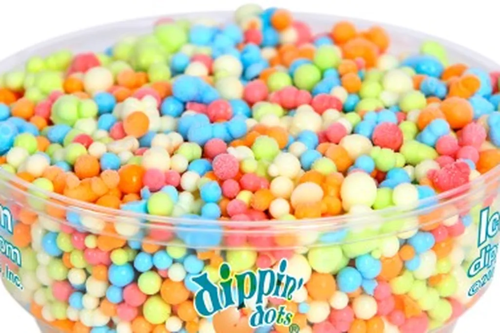 “Rainbow Ice” is a top selling flavor for Dippin’ Dots.