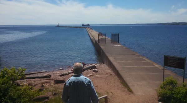Man Approaching Breakwater thumbnail