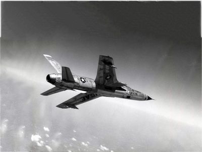 The Mach 2, 25-ton F-105 could create an enormous sonic boom. During the Vietnam War, the fighter-bomber flew dangerous missions and suffered heavy losses.