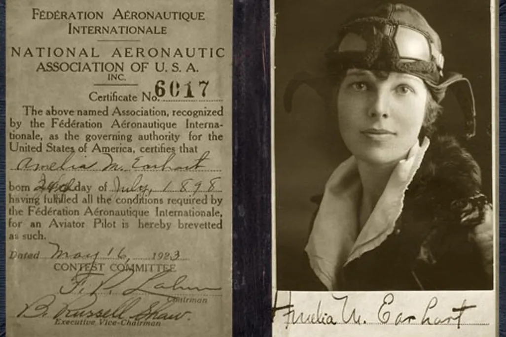 Earhart license.jpg